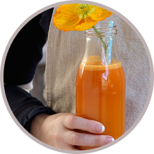 Amy Crawford - tips, just saying... Carrots and Apple.