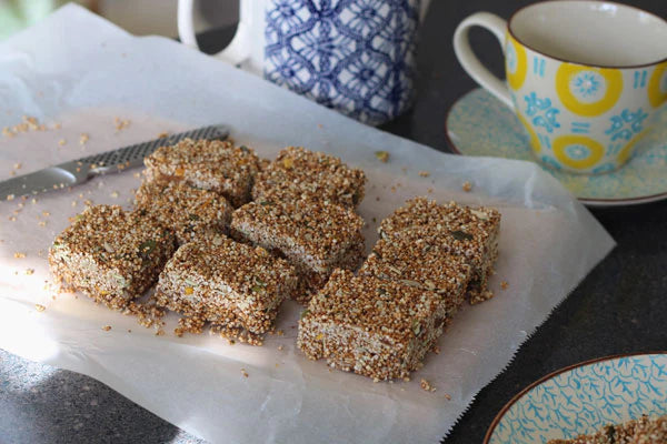 No-Bake Tropical Amaranth Bars