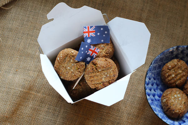 Gluten Free Anzac Biscuits with Pecan & Pistachio