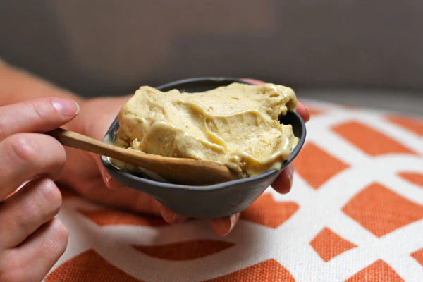 Banana and Crunchy Peanut Butter Ice-cream