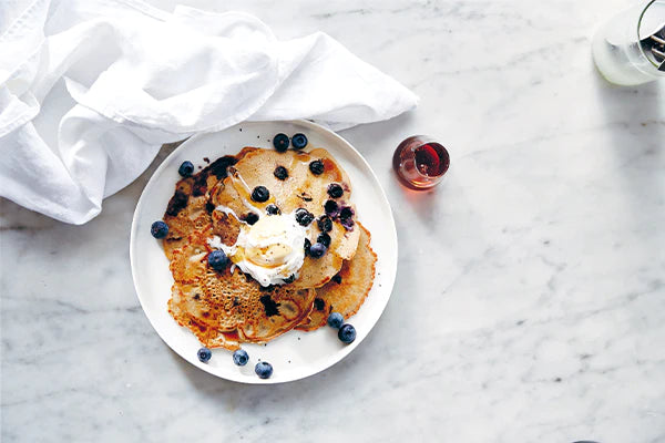 The Bee’s Knees Blueberry Pancakes