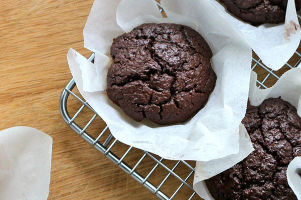 Beetroot, Quinoa and Chocolate Muffins