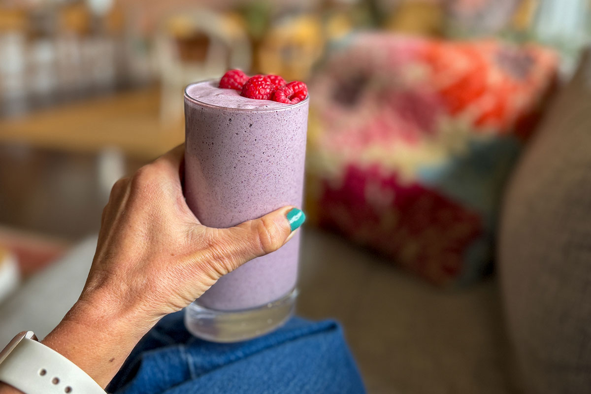 Berry, Lime and Vanilla Smoothie