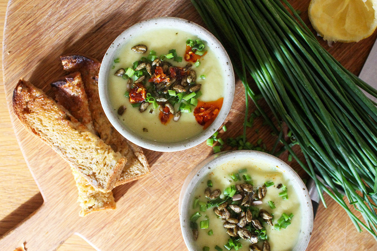 Creamy Parsnip & Cauliflower Soup with Collagen