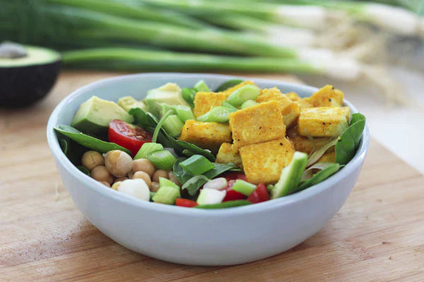 Crispy Salt and Pepper Tofu with Turmeric