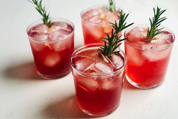 Ginger Kombucha Cranberry Mocktail