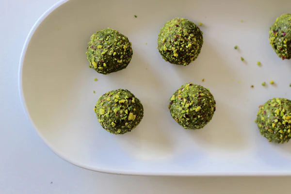 Matcha Pistachio Coconut Balls
