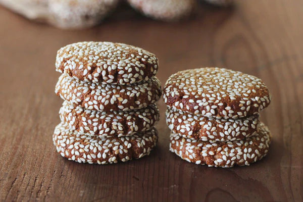 Honey Tahini Cashew Cookies