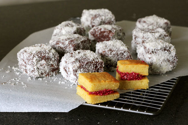Gluten Free & Refined Sugar Free Lamingtons