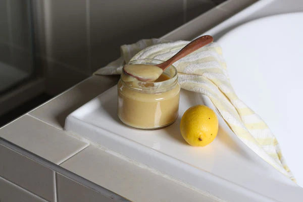 The eco friendly, Lemon Lime Cream Cleanser - your healthy homemade Jiff alternative!