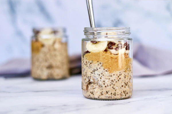 Maca and Peanut Butter Overnight Oats