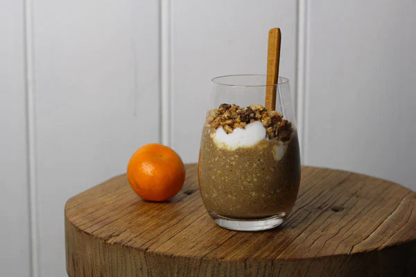 Dairy Free Mandarin & Lucuma Chia Parfait