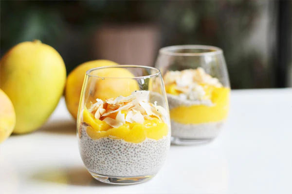 Mango & Raspberry Chia Pudding