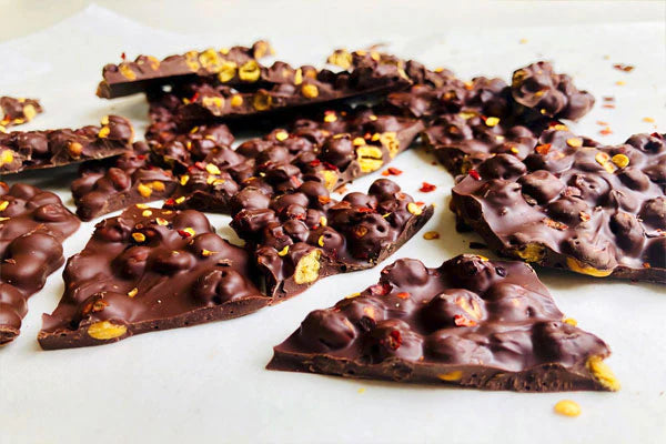 Chickpea Chocolate Bark - three ways!