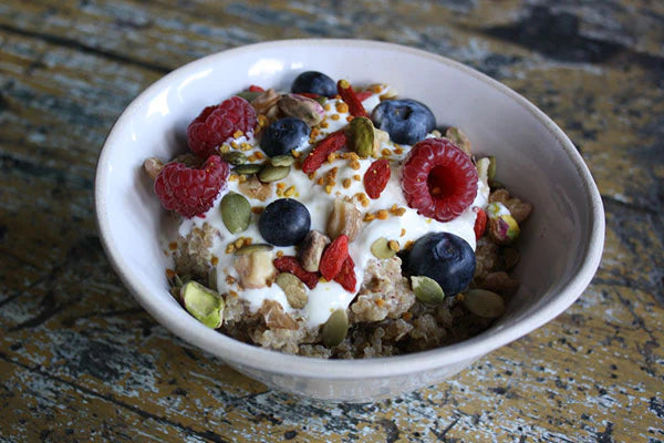 Steaming Hot Cinnamon Quinoa Porridge