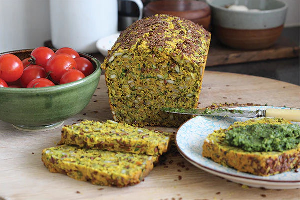 Turmeric, Goats Curd & Onion Seeded Loaf