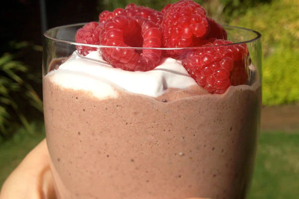 Very Berry Chocolate Chia Breakfast Mousse