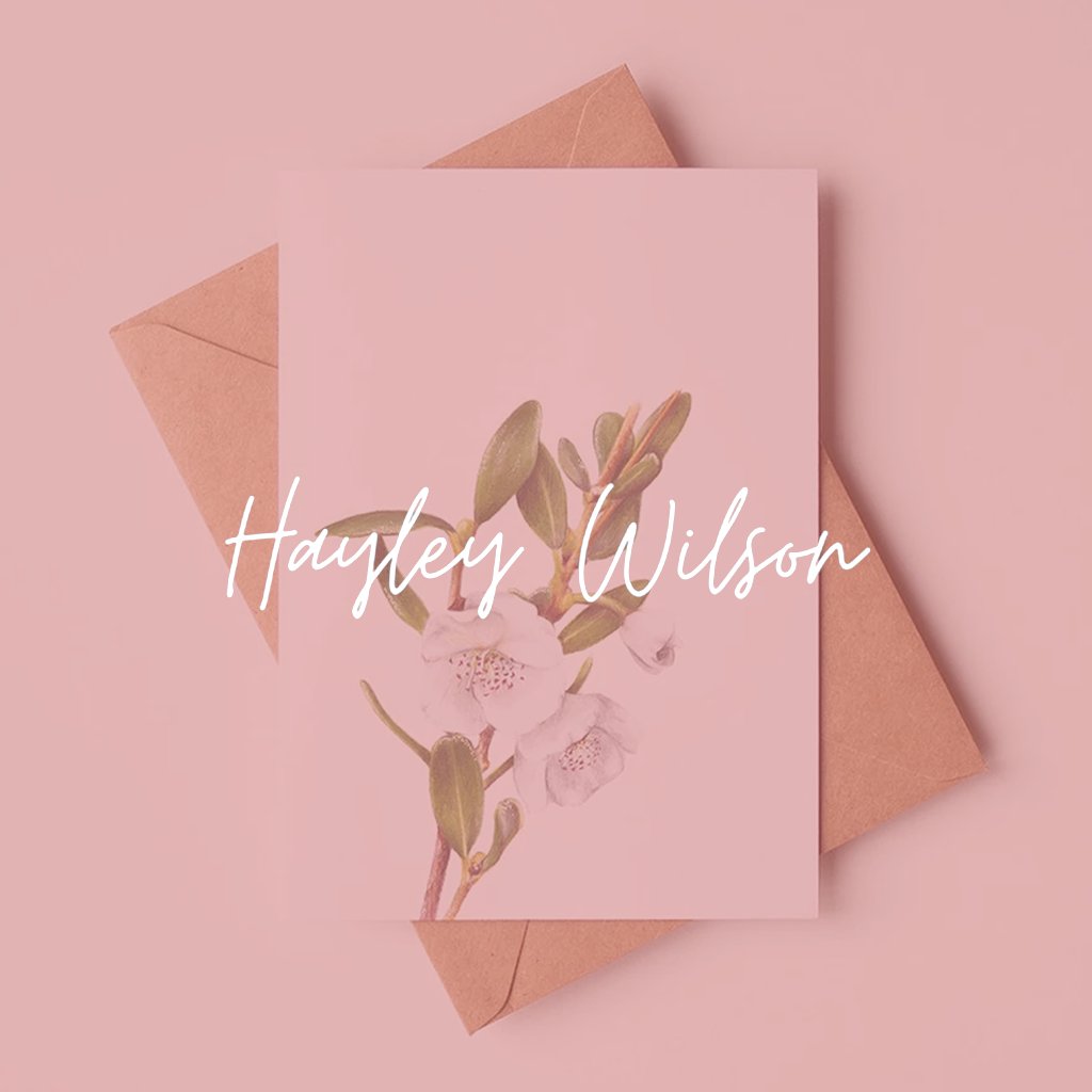 Hayley Wilson Leatherwood Flower Greeting Card