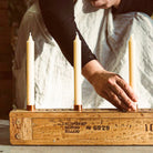 Queen B Taper Bees Wax Candles