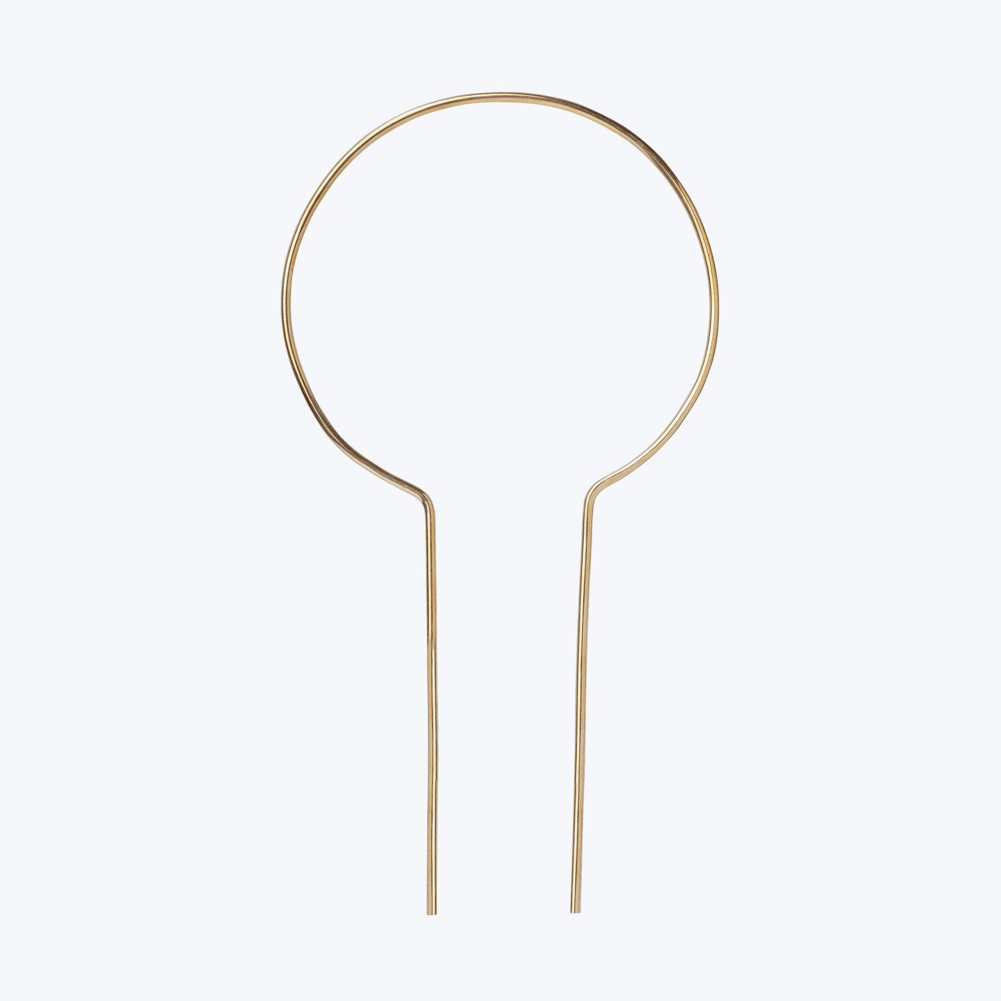 Ivy Muse Circle Brass Plant Stake 