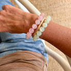 Amy wearing crystal bracelets by The Holistic Ingredient