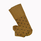 Tightology Mustard 'Dotty' Merino Wool Knee Length Socks