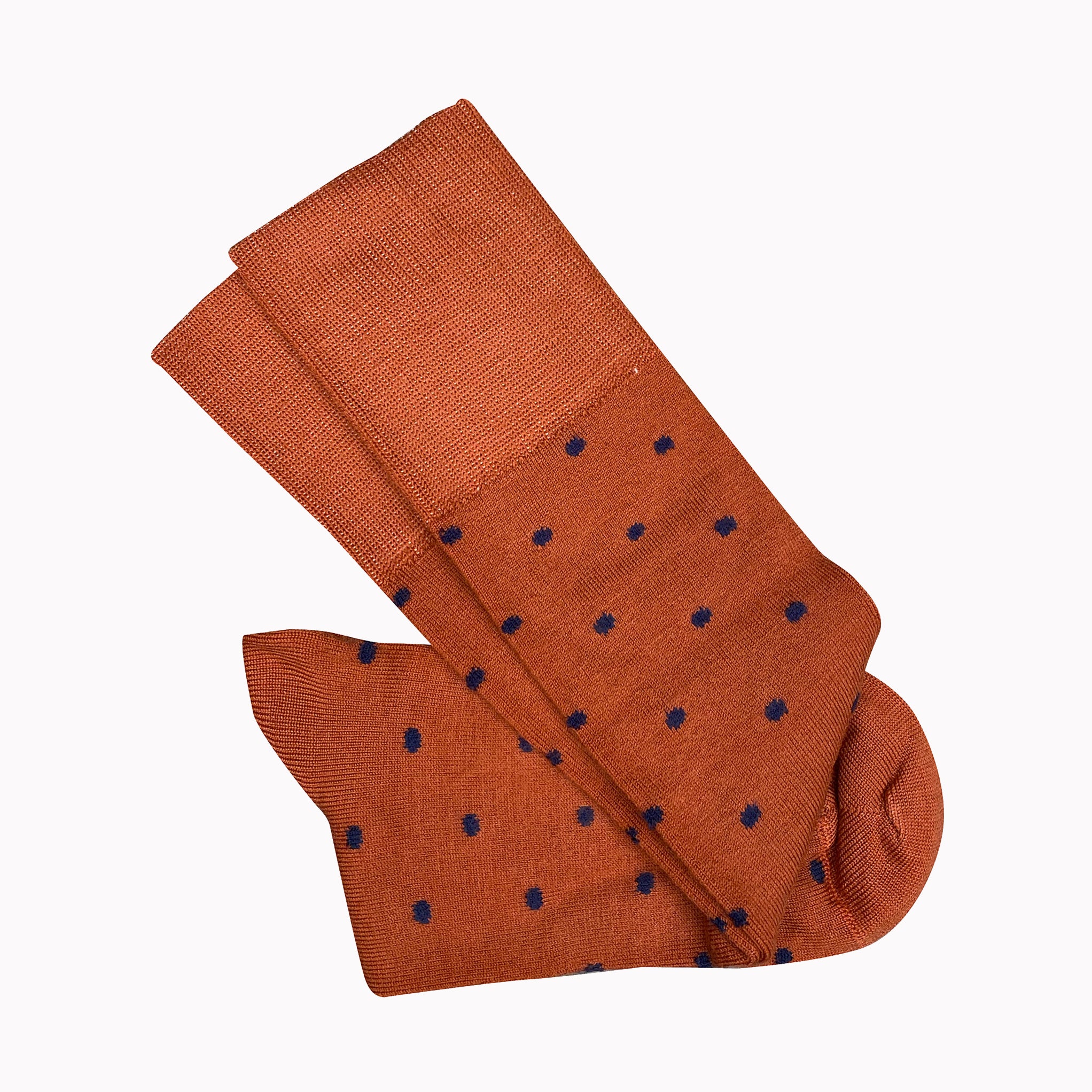 Tightology Paprika 'Dotty' Merino Wool Knee Length Socks