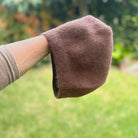 Angora & Lambswool Slouch Beanie in Dutch Cocoa