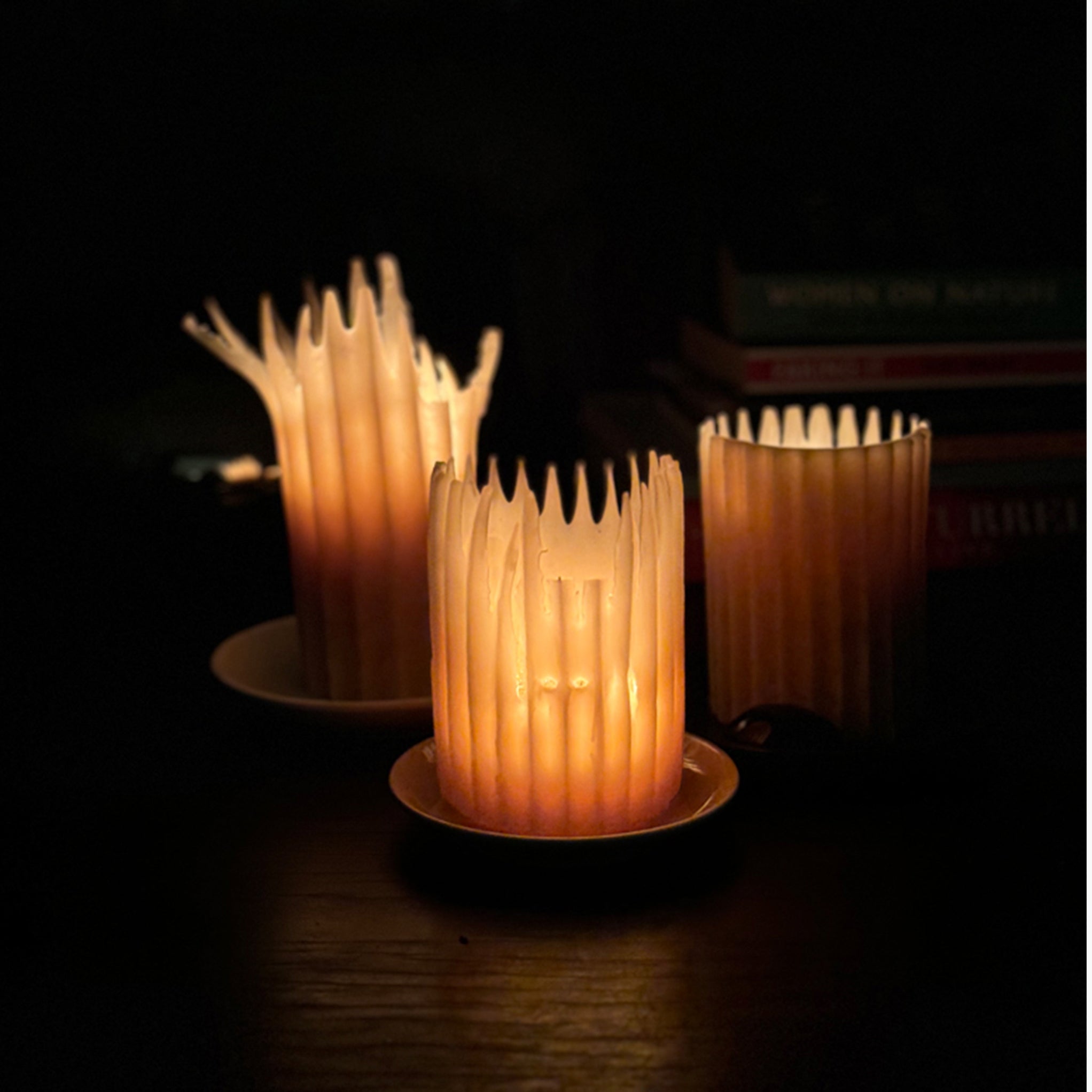 Queen B Fluke Column Candles