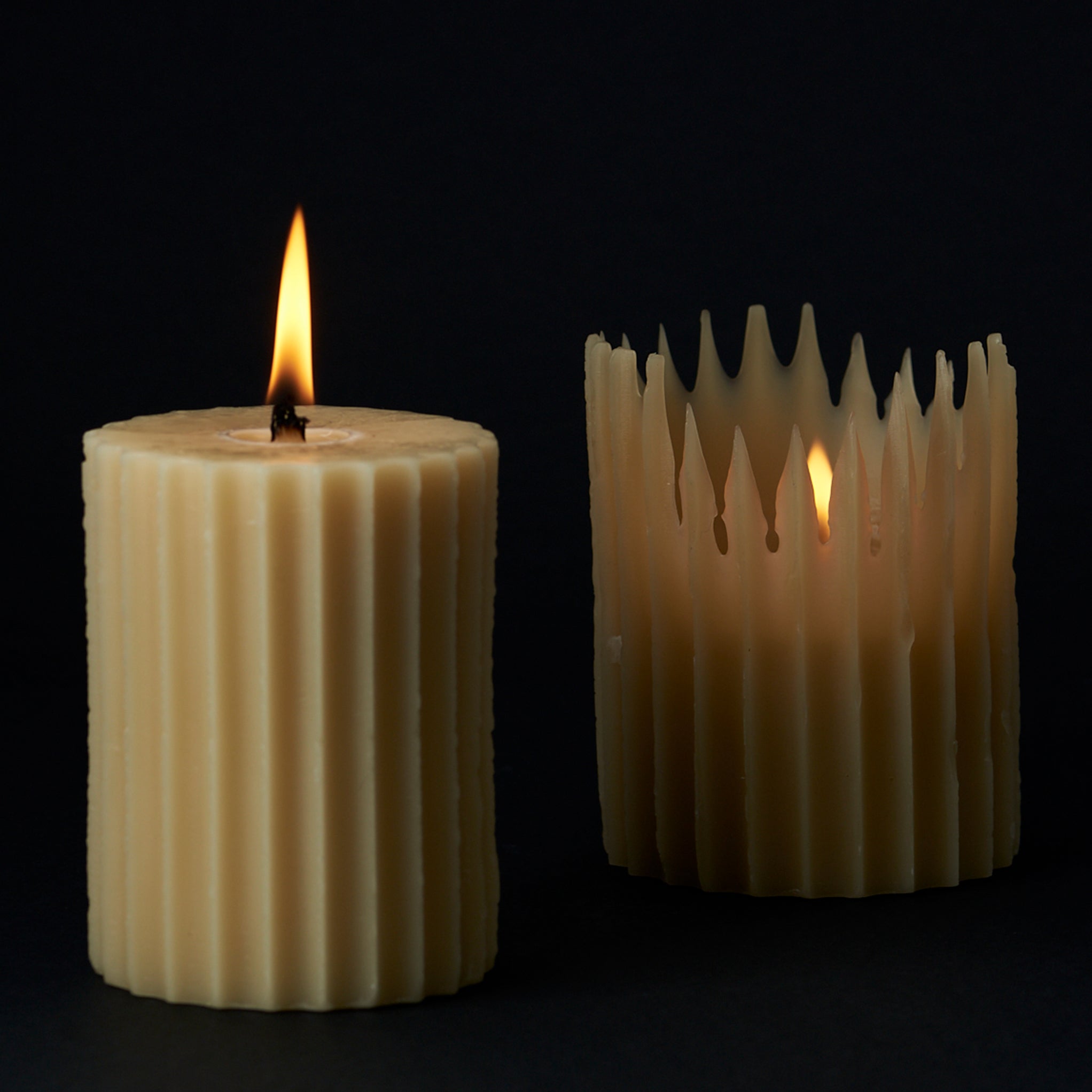 Queen B Fluke Column Candle