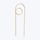 Ivy Muse Loop Brass Plant Stake 