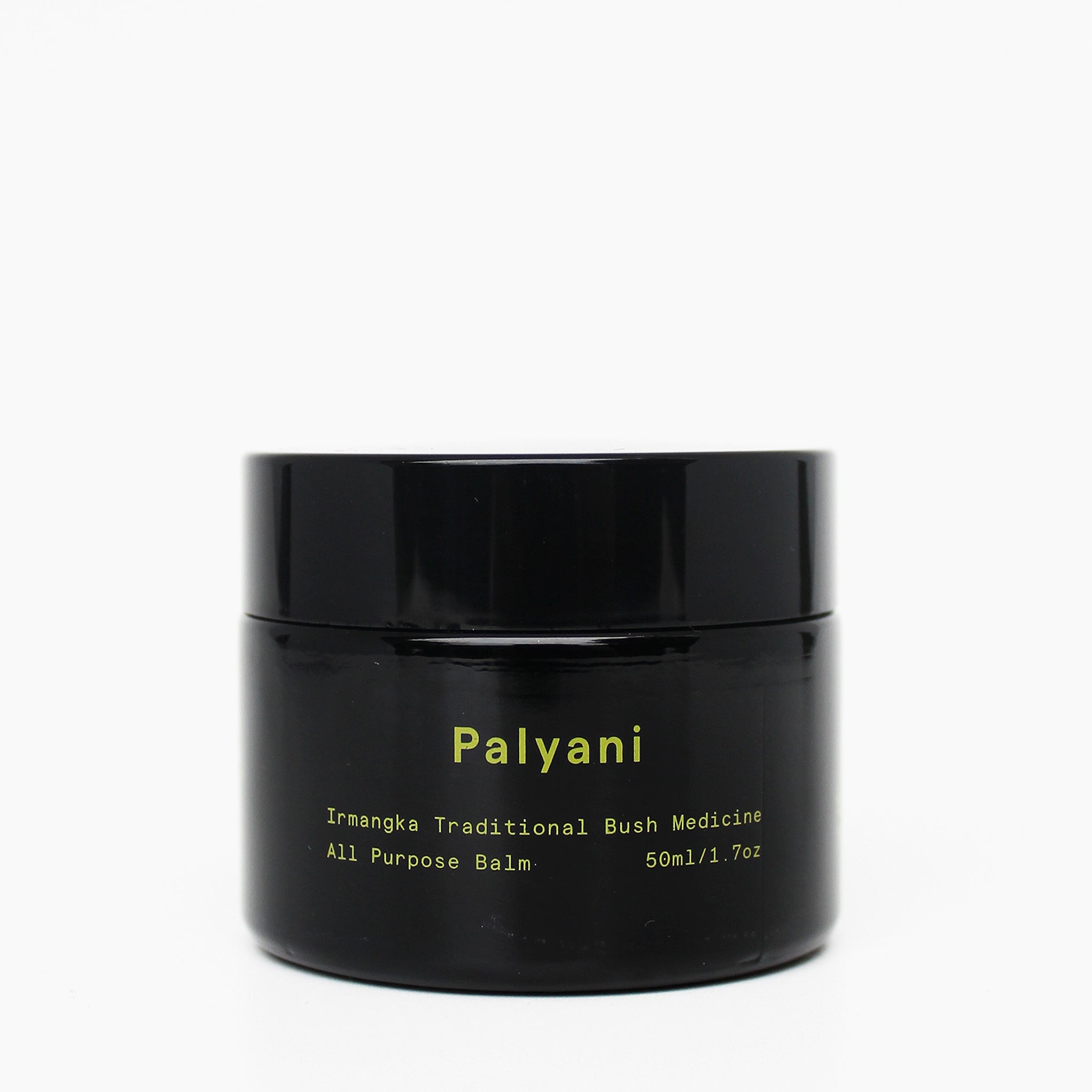 Black jar of Palyani All Purpose Balm 