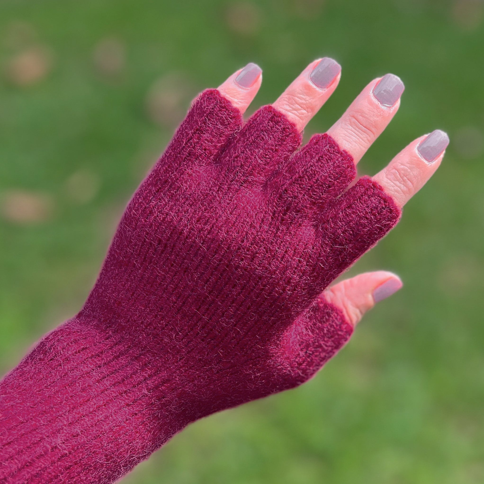 Angora & Lambswool Fingerless Gloves – The Holistic Ingredient