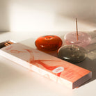 Australian Sandalwood Incense & Glass Pebble Holders