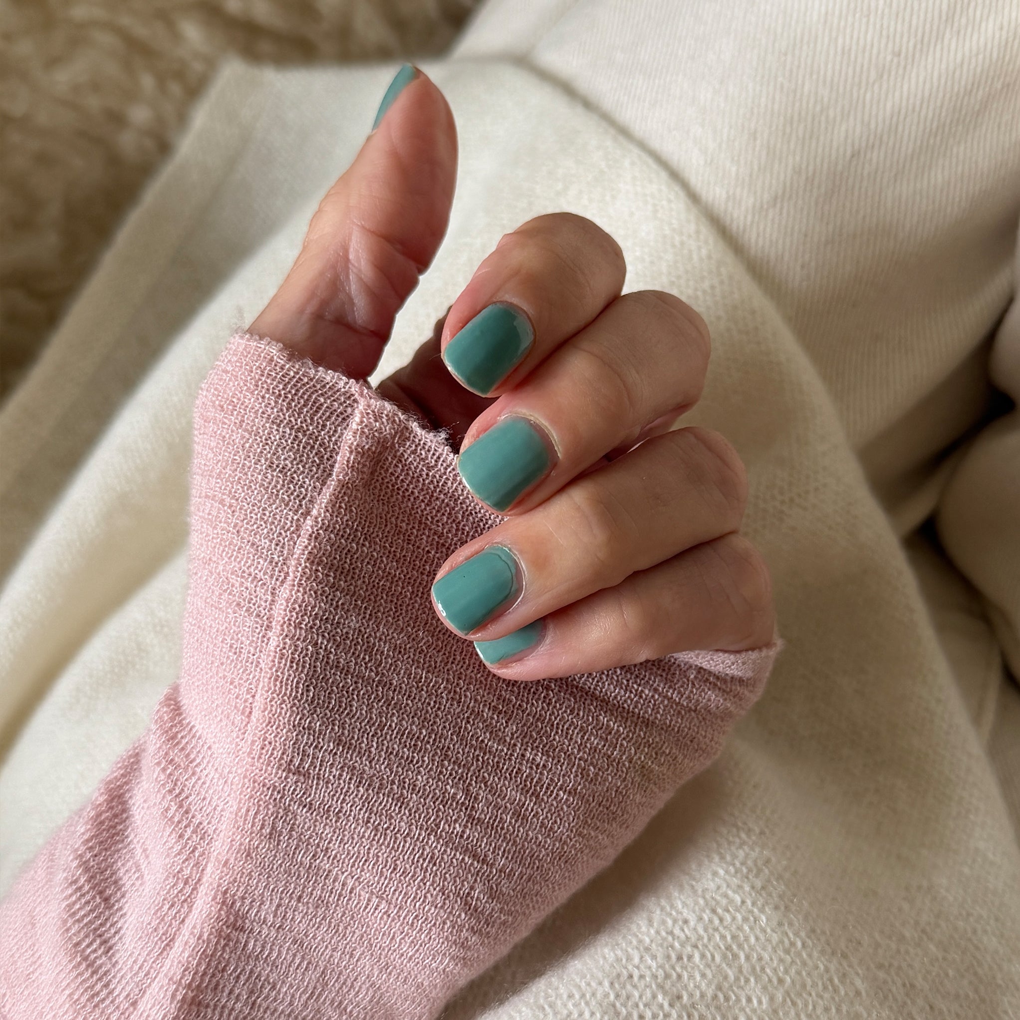 Amy wearing Hanami Nail Polish - Still