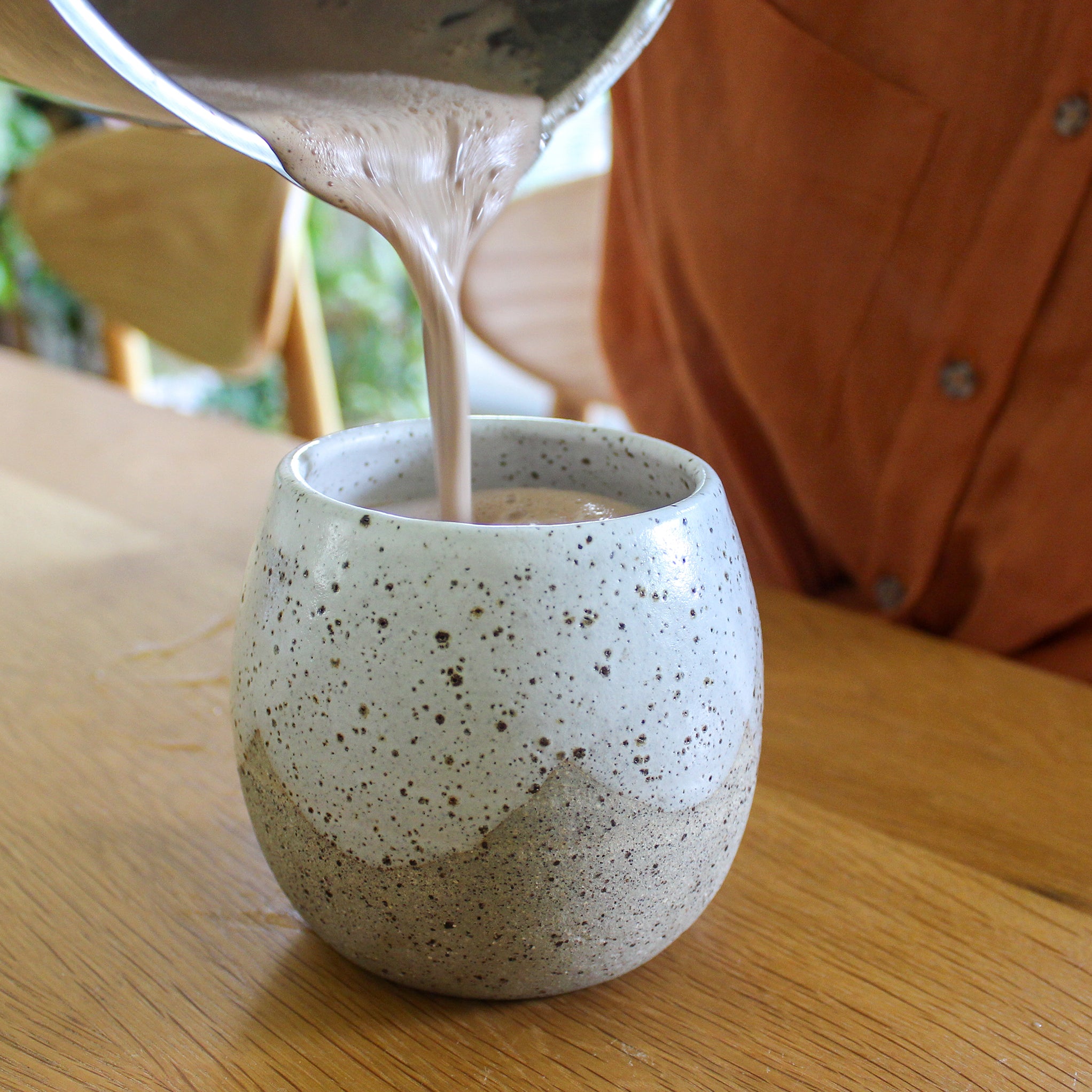 Ceramic Hug Mug - White