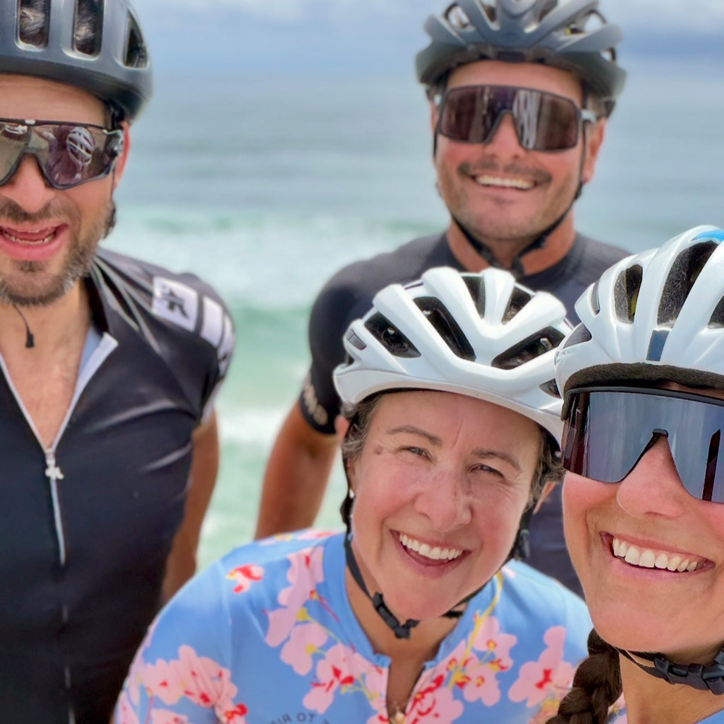 Amy and friends on holiday in Spain