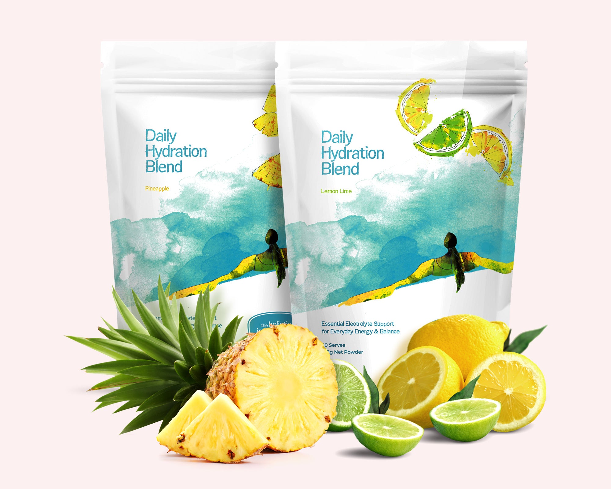 The Holistic Ingredient Daily Hydration Blend in Pineapple and Lemon Lime
