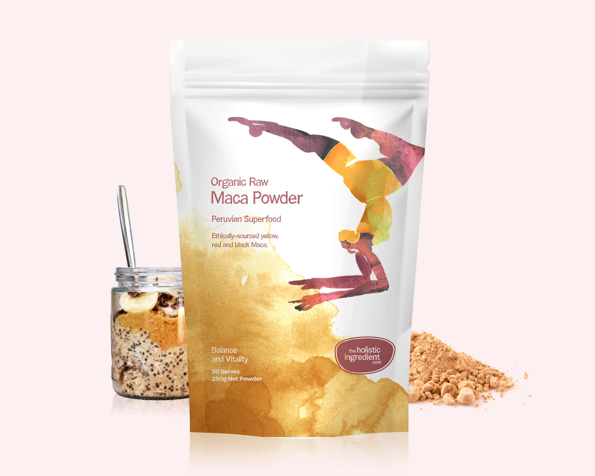 The Holistic Ingredient Organic Raw Maca Powder