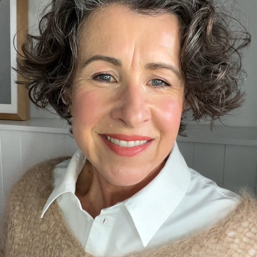 Amy shows how Aleph’s Concealer/Foundation works as both a foundation and concealer, delivering buildable coverage that looks and feels like skin. 