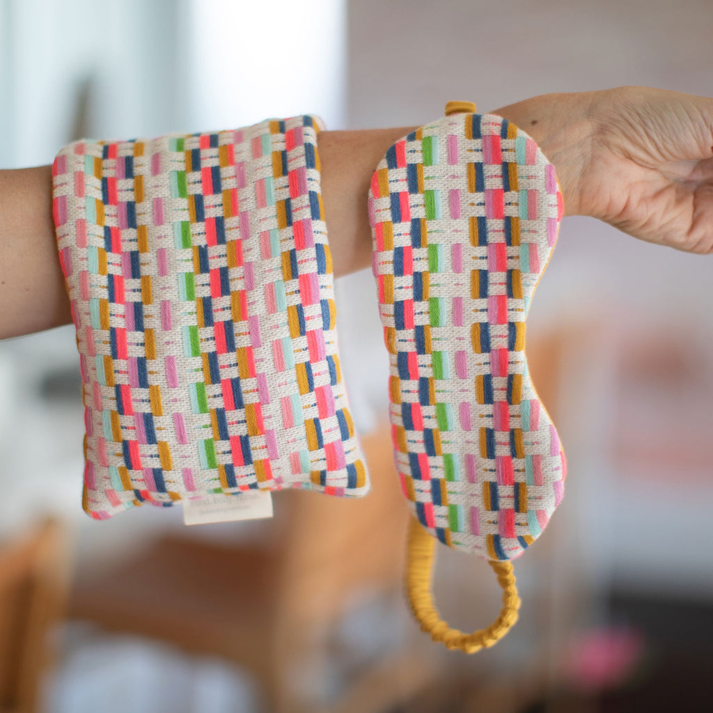 Eye Mask & Heat Pack Bundle – Mexican Inspired